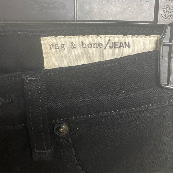 Rag & Bone | The Legging Jeans Blackout Size 26 - Picture 6 of 12